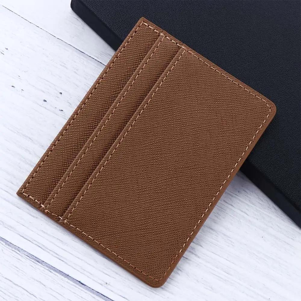 

Men Women Credit ID Card Bank Card Thin Slim Card Holder Case Bag Business Wallet Coin Pouch