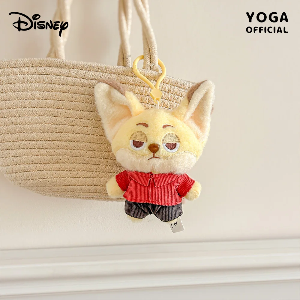 Disney Anime Zootopia Finnick Plushie Doll Toys Cartoon Kawaii Cute Plush Bag Pendant Key Chain Decoration Birthday Gift