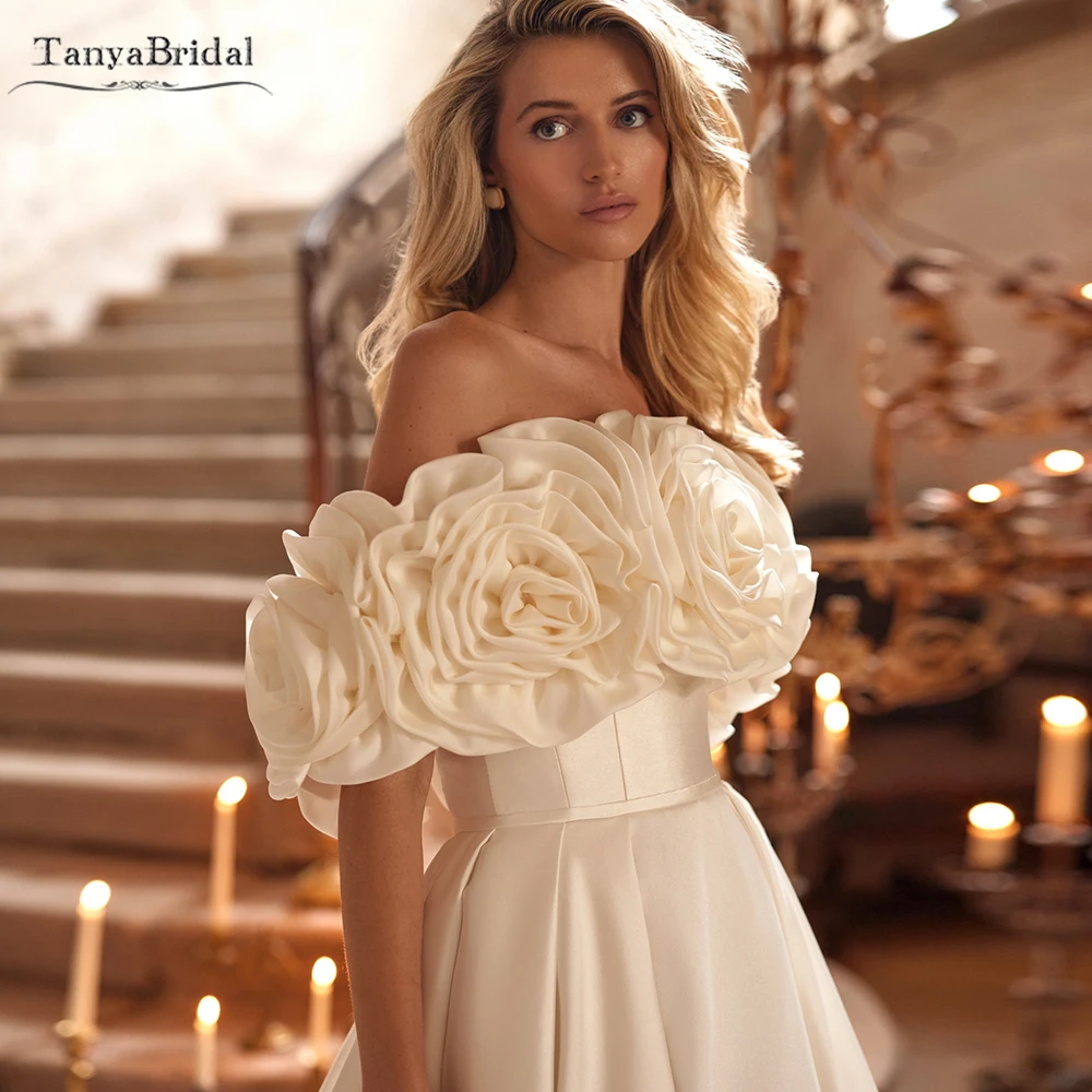 

Dreamy Rose Flowers Wedding Bolero, Charming Bridal Jacket ,Short Cape DJ335