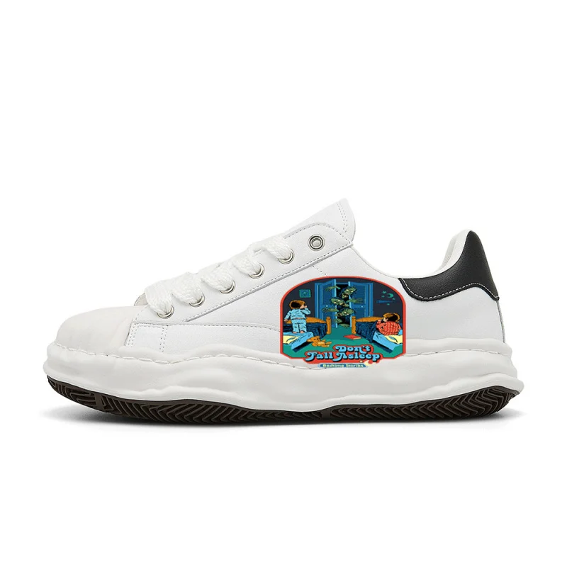 

Don't Fall AsleepVintage Fashion Street Sneakers，The design is retro, stylish, comfortable, and versatile，Suitable for street fa
