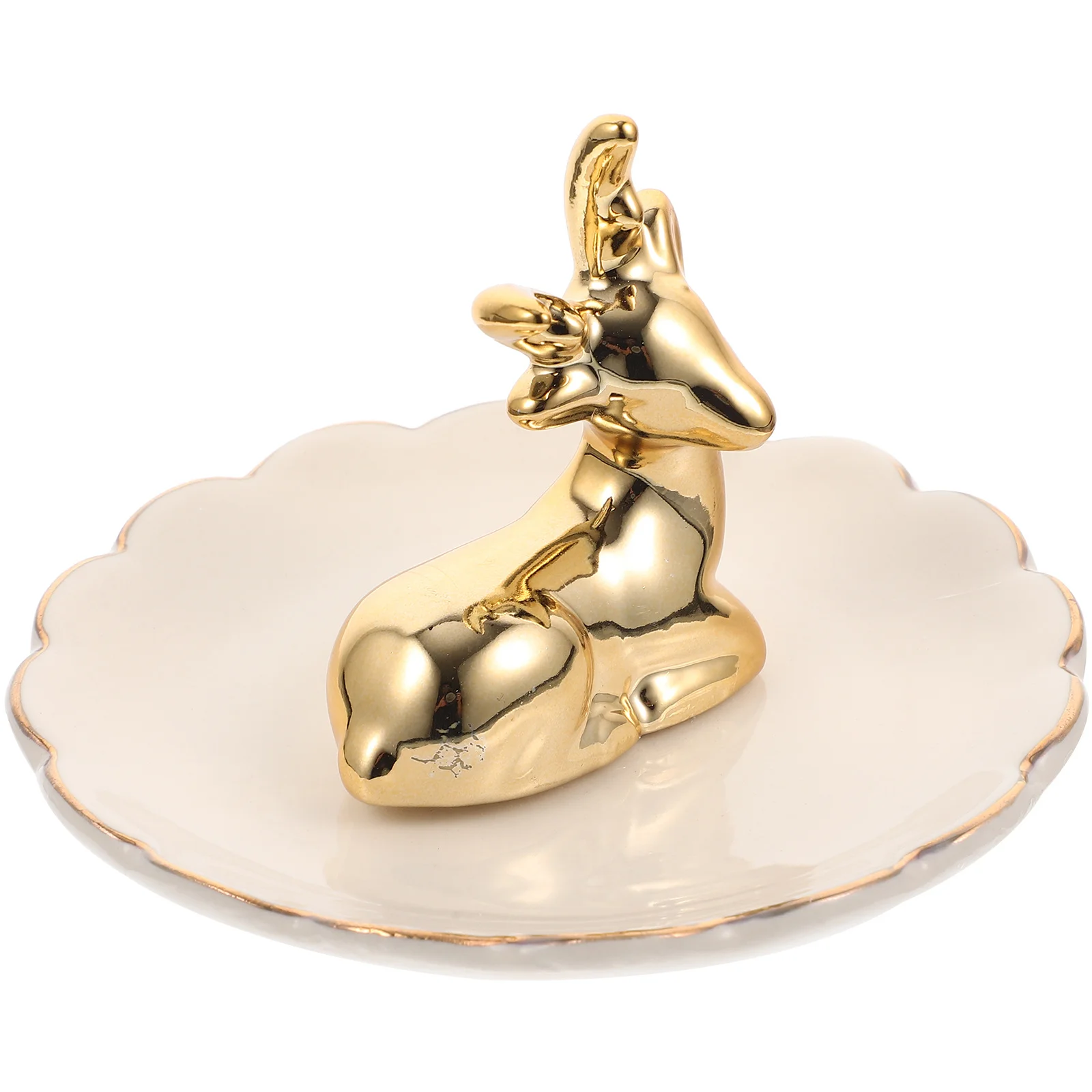 

Elk Decor Jewelry Tray Display Trinket Dish Organizer Trays Ring Storage Holder