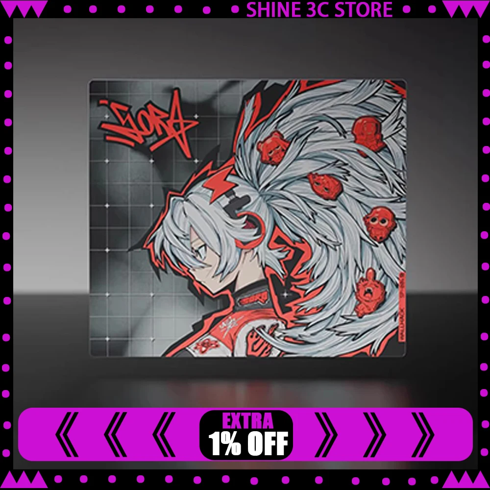 

PAN Esports DRIFT SORA Glass Mousepad Smooth and Speed Mouse Pad FPS Duplicate WALLHACK4.0 For APEX CSGO PC Accessories Gifts