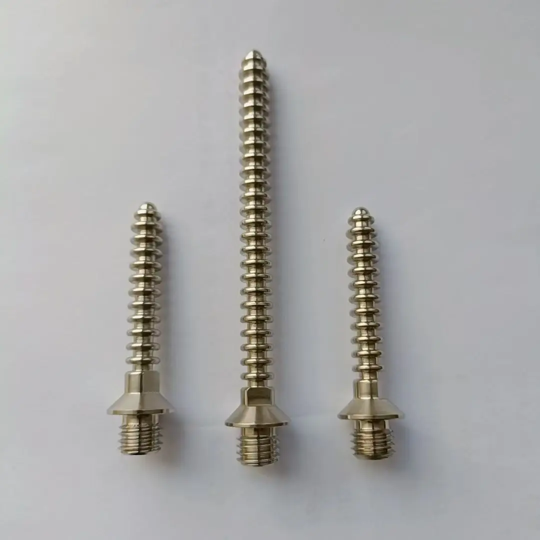 Durable Prosthetic Liner Locking Pin Stainless Steel Screw Thread Pin 5.8 6.8 7.8 cm for Prosthetic Shuttle Lock