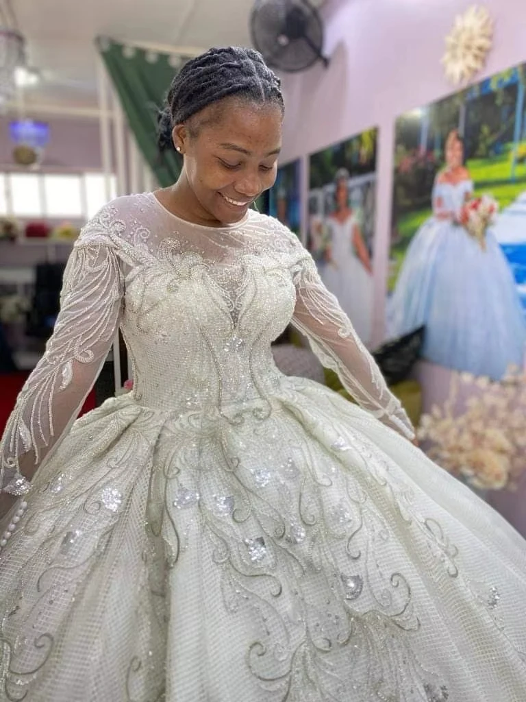 Personalizado estilo árabe vestido de baile vestidos de casamento mangas compridas plus size inchado brilhante vestidos de noiva robe de casamento