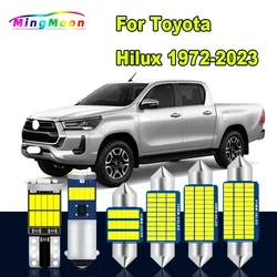 For Toyota Hilux 1972- 2017 2018 2019 2020 2021 2022 2023 LED Bulbs Interior Map Dome Light License Plate Lamp Kit