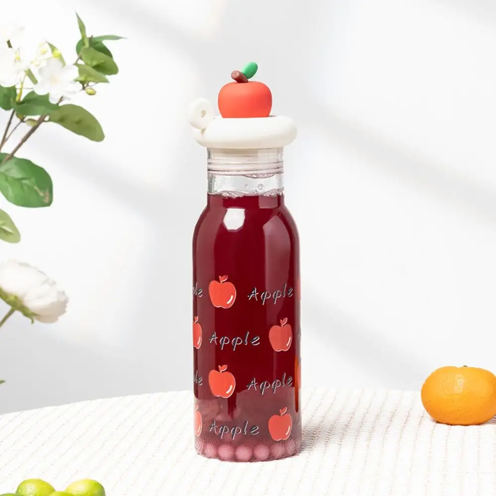 

Cute Plastic Water Cup Heat-resistant Cartoon Drinking Water Bottle Leak Proof Portable Tea Kettle Summer