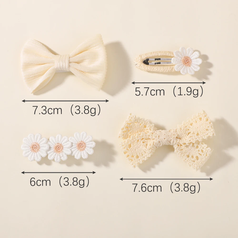 RAINBOW BOWS 16 Teile/satz Boutique Bunte Haar BB Haarspangen für Kinder Geschenk Frische Druck Kinder Haar Pony 2,2 zoll Haarnadeln – Detail 16