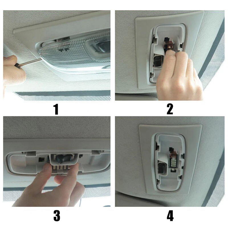 혼다 어코드 용 12v 자동차 LED 전구 8 2008 2009 2010 2011 2012 키트 자동 인테리어 조명 돔 독서 램프 트렁크 라이트 액세서리 썸네일 6