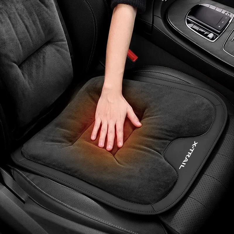 For Nissan X-Trail T32 T30 T31 Xtrail Leather Car Seat Cushion With Autumn And Winter Thick And Plush Leather Cushion Cover