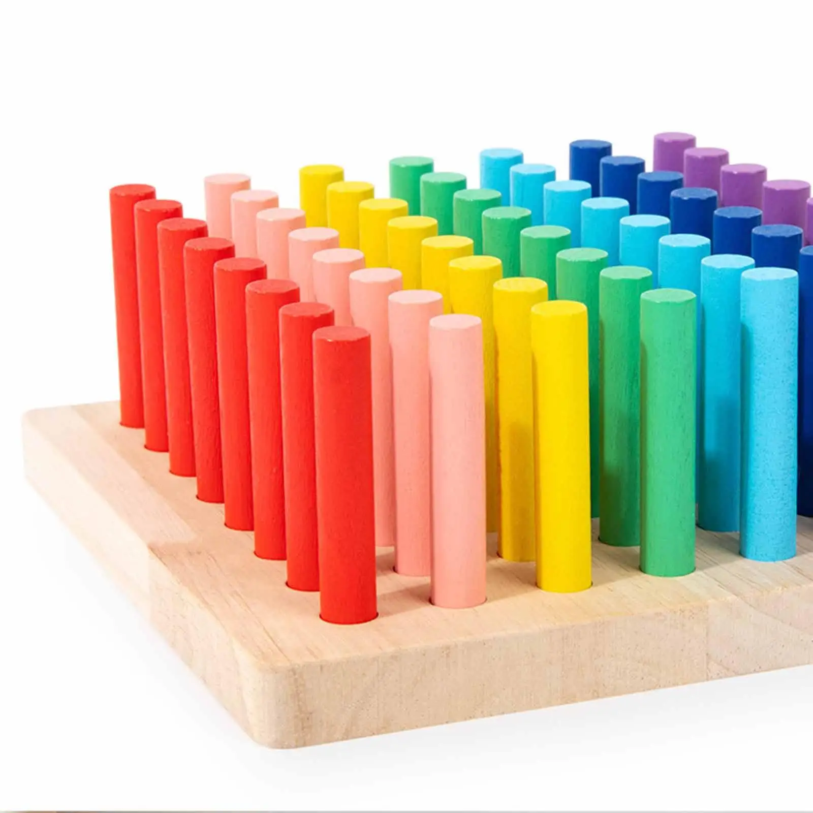 Wooden Sensory Toy,Board Game,Birthday Color Sorting Recognition Color Cognition Game,Development for Preschool Halloween School