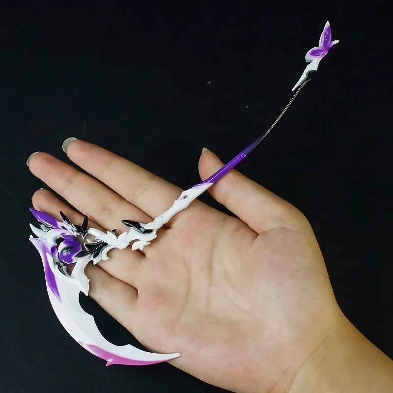 جديد 22 سنتيمتر فراشة المنجل شفرة المشاجرة سبيكة نموذج سطح المكتب الديكور الحلي جمع الحرف هدايا عيد لعب الاطفال