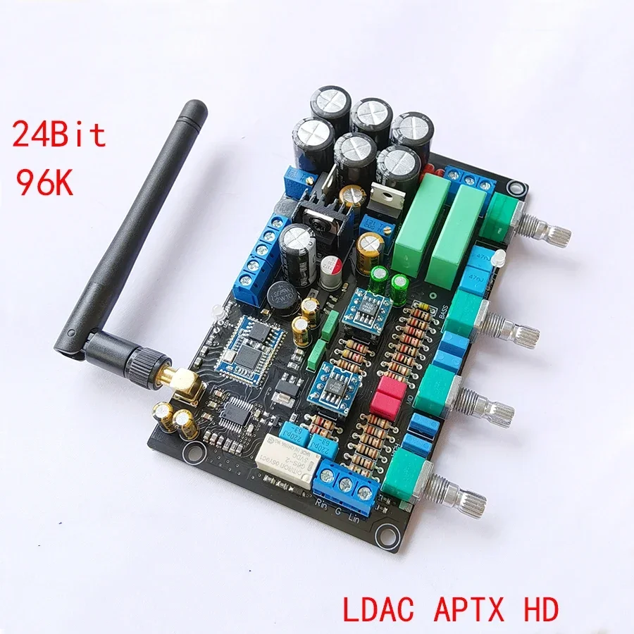 Lusya LDAC APTX HD QCC5215 Bluetooth 5.1 Preamplifier Tone Board Board OPA2604 Dual Op With PCM5102A Decoding 24bit