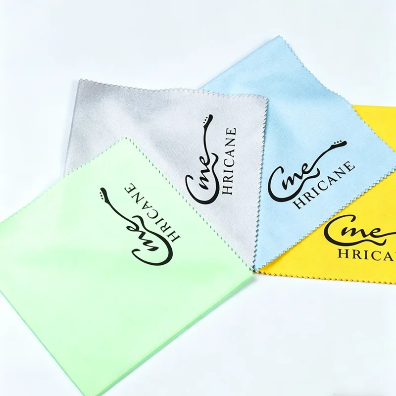 200pcs Custom Logo Free 15x15CM 230gsm Glasses Lens Screen Computer Microfiber Cleaning Cloth Eyeglasses Cleaner Wipe