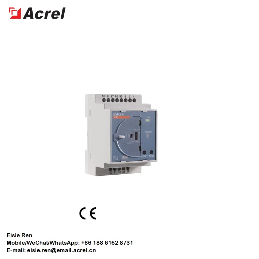 

Acrel ASJ10-LD1C Earth Leakage Relay/Leakage Current Monitoring Device / Residual Current Relay/ Leakage Fault Protective Relay