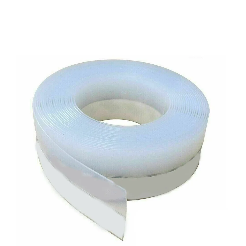 5M Silicone Draught Excluder Door Seal Strip Tape Weatherproof Noise Reduction and Dustproof Protection for Sliding Doors