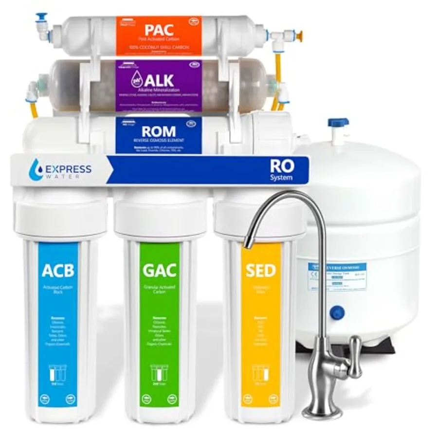 

Reverse Osmosis Water Filter System Multi-Stage Filtration BPA Free