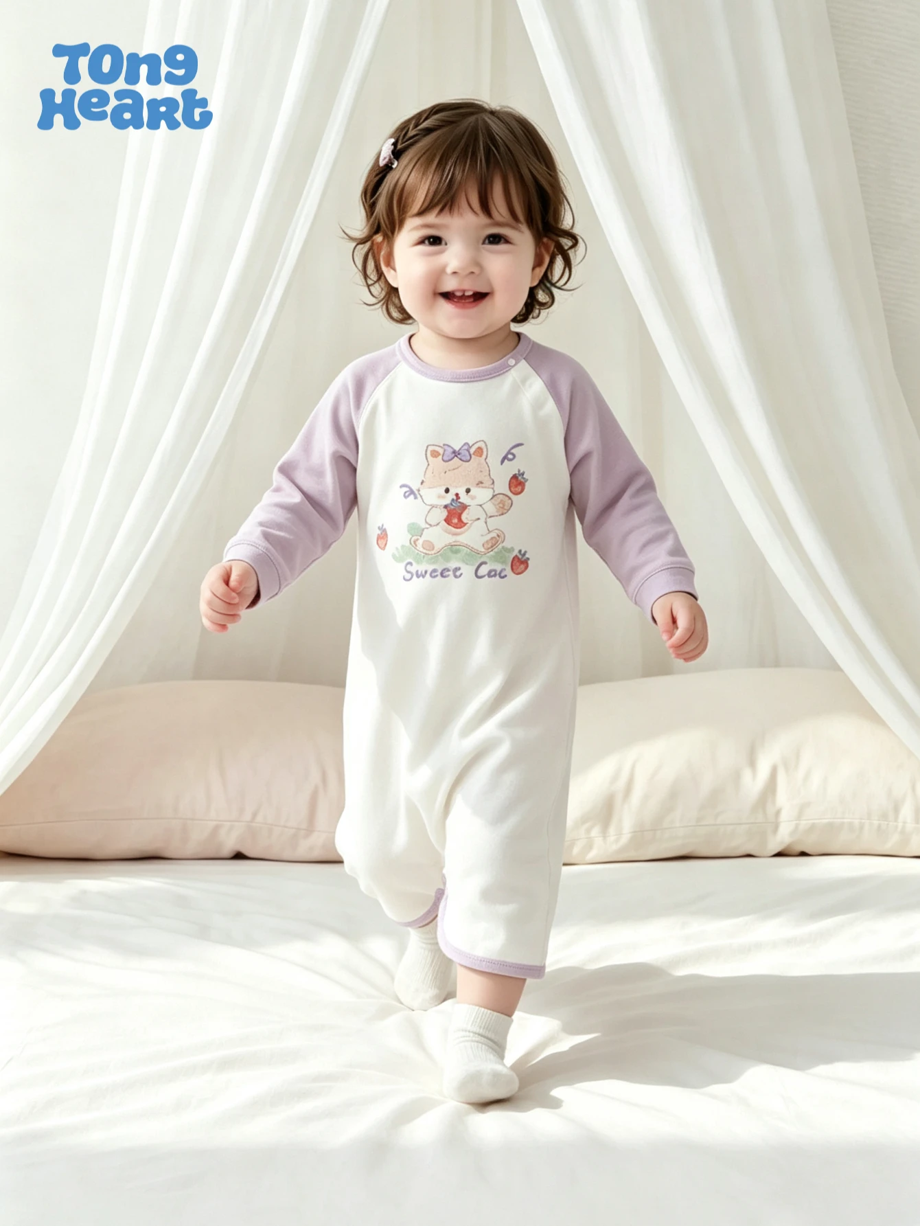TongHeart baby winter-spring coat, a warm and cozy baby accessory suitable for both boys and girls, a must-have for daily wear