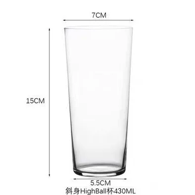 1PCS Ultra Light 280ml Whisky Glass Juice Glasses Cocktail Glass