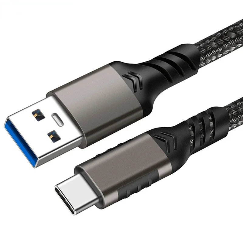 A-c Hard Disk Cable 3.1type-c Data cable 10Gbps data USB3.2A revolution C male 3A60W High current