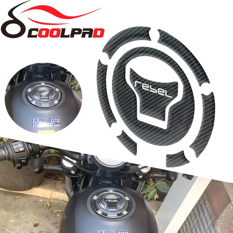 

3D For Honda CMX500 CMX300 CMX1100 REBEL1100 REBEL500 REBEL300 CMX REBEL 500 300 1100 Accessories Tank pad Gas Cap Pad Sticker