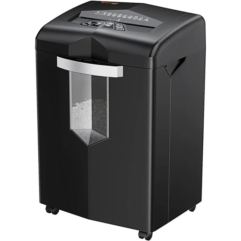 Commercial large-scale office cross-section shredder, anti-jam system and P-4 high security supports CD/Credit Card