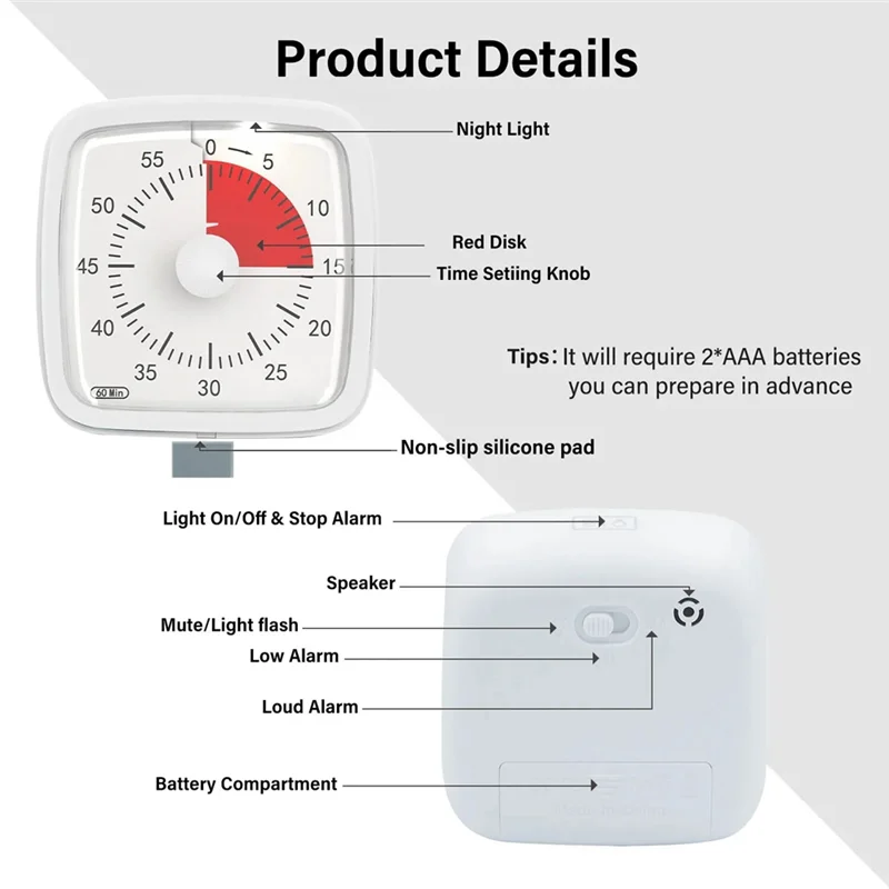 CMHI-Timer التعلم الانضباط الذاتي أداة إدارة الوقت مؤقت الطالب