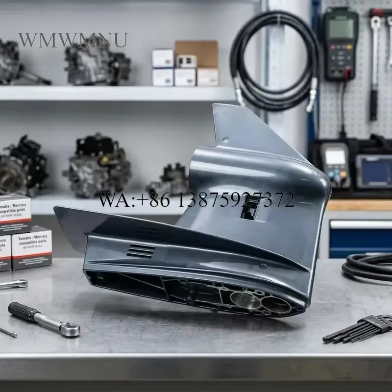 Wmwmnu New 688-45311-06-8D Lower Casing for Inboard Motor 60HP 75HP 85HP 4 Stroke 2.1-3L Capacity