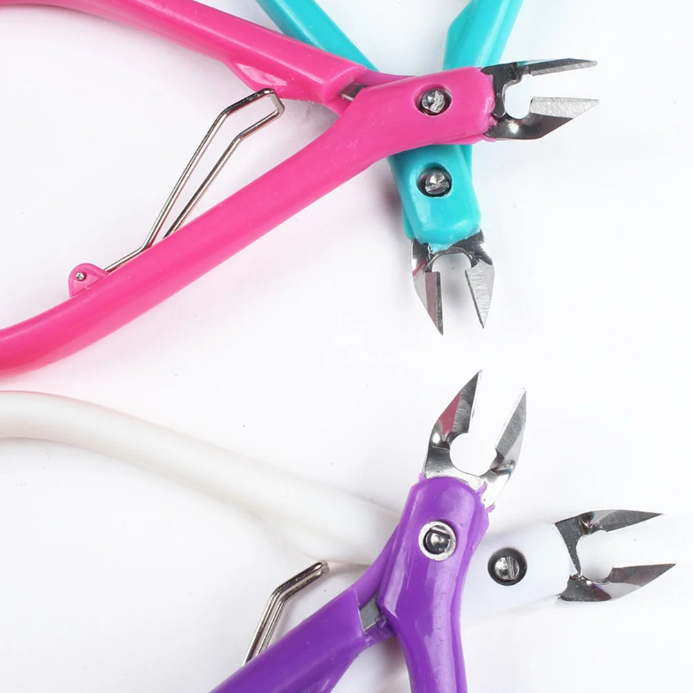 3 Stuks Teen Nagelknipper Cuticle Nipper Plastic Handvat Nagel Teennagelknipper Effectief Voor Dikke Nagels Ingegroeide Nagels Dode Huid