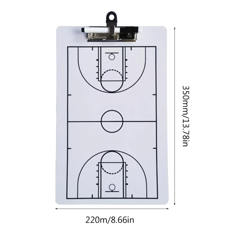 Football Coaching Board Basketball Dry Erases Board for Coaches with Markers