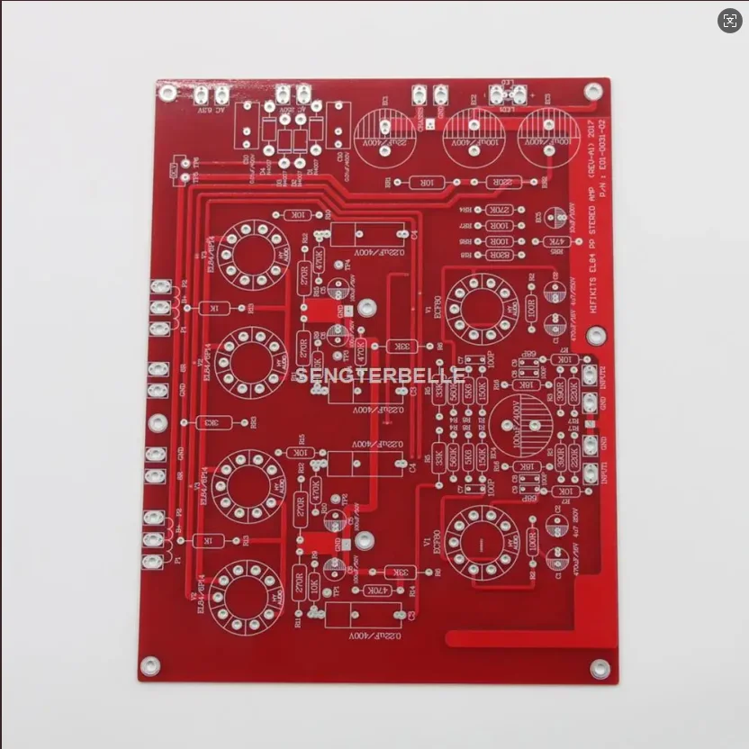 EL84 Stereo Push-Pull Amplifier PCB Hifi Tube Preamplifier Board Kit image 2