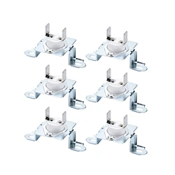 6 Pack DC96-00887A Thermostat Thermal Cut Off Fuse for Samsung Dryer 2074129 WP35001193