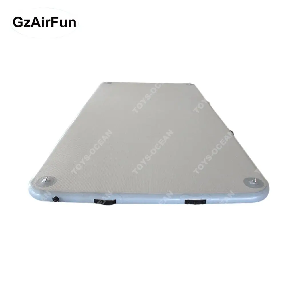 Dock galleggiante gonfiabile per esterni Dock gonfiabile per piattaforma per ponte da nuoto con superficie antiscivolo