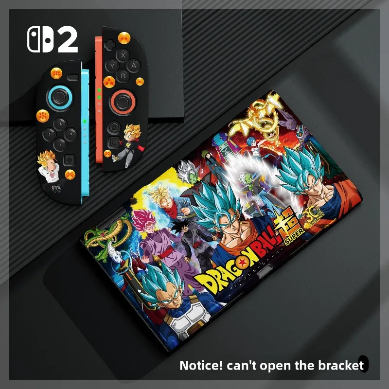 Dragon Ball Switch2 Schutzhülle für Nintendo Switch2 NS2 Spielkonsole Controller TPU Drop-proof Dekorative Haut Abdeckung Geschenke