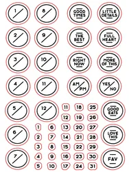 2024 New office date stamp Clear Stamps for Scrapbooking Transparent Silicone Rubber DIY Photo Album Decor