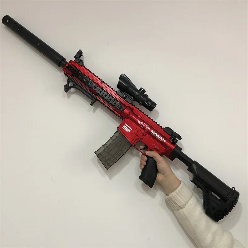 Shell Ejection M416 Soft Bullet Toy Gun EVA Sniper Rifle Manual Loading Weapon Boys Toy Gun CS Fighting Game Aldult Gift