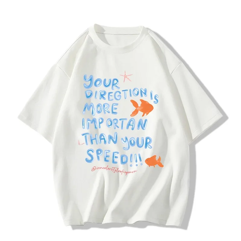 

Women's Summer Fit Round Ne Korean Sle Lazy Faion Top Printed Commute Sle Vintage Summer Streetwear Graphic T Shirts Aesthetic