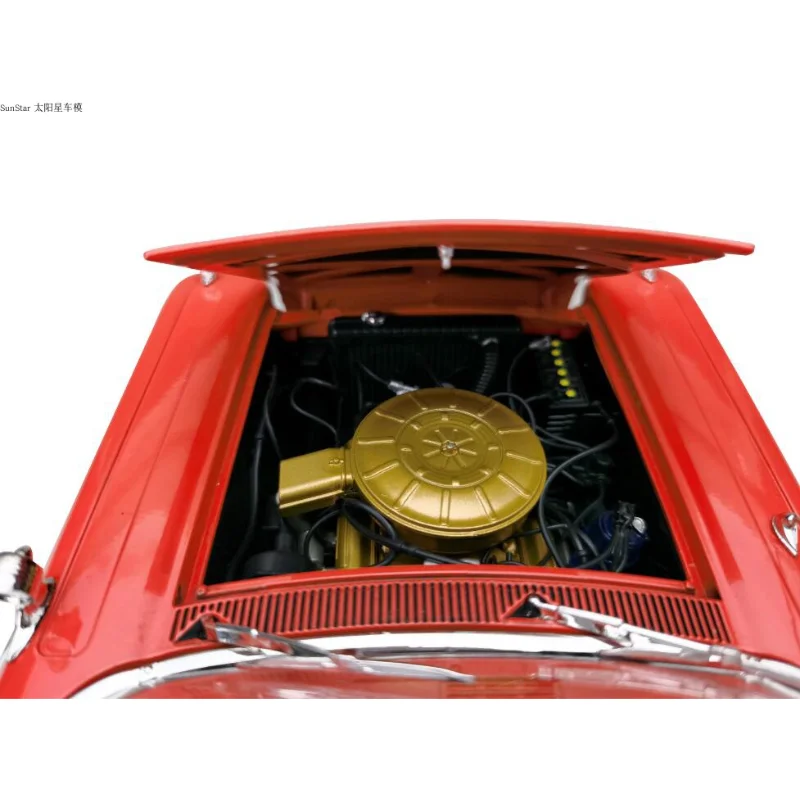 1/18 Schaal Platina versie van de luxe Auto 1959 Mercury Retro Voertuig Diecast Legering Coupe Model Speelgoed Collectie Display