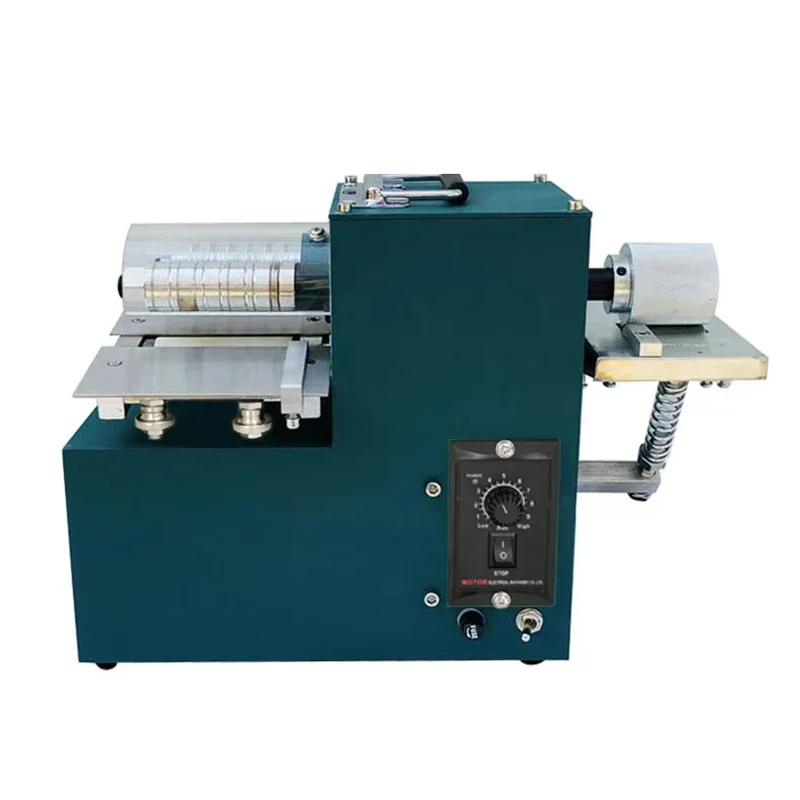 Non-woven product material cutting small cutting machine double head speed adjustable leather strip cutting machine