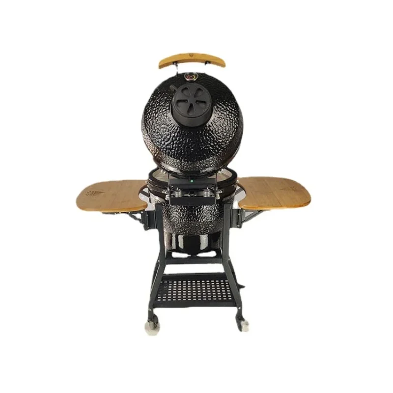 Egg Grill Kamado Outdoor Bbq Grill Heavy Duty Charcoal Barrel Bbq Grill Rack Outdoor Hot sales