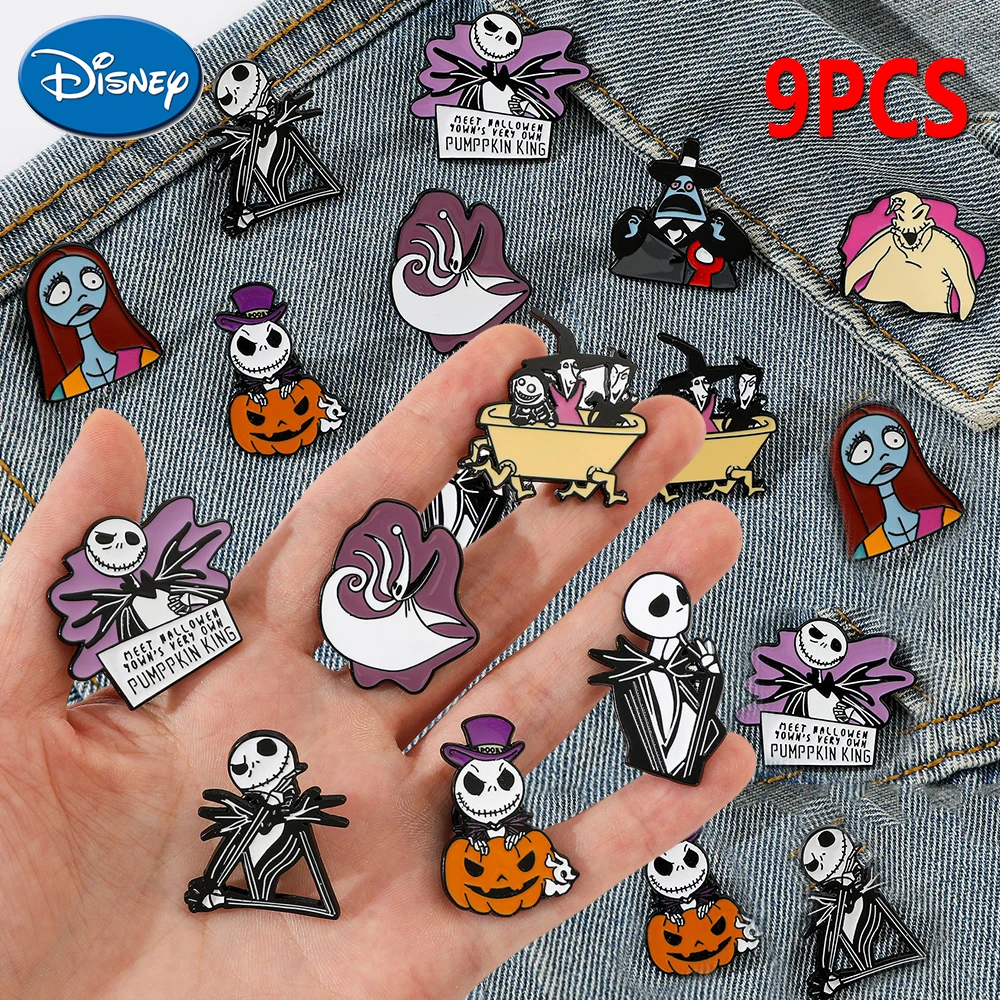 

The Nightmare Before Christmas Jack Enamel Pins Denim Jacket Pin Ladies Brooch Boys Punk Shirt Badge Hat Pin Gift for Friends