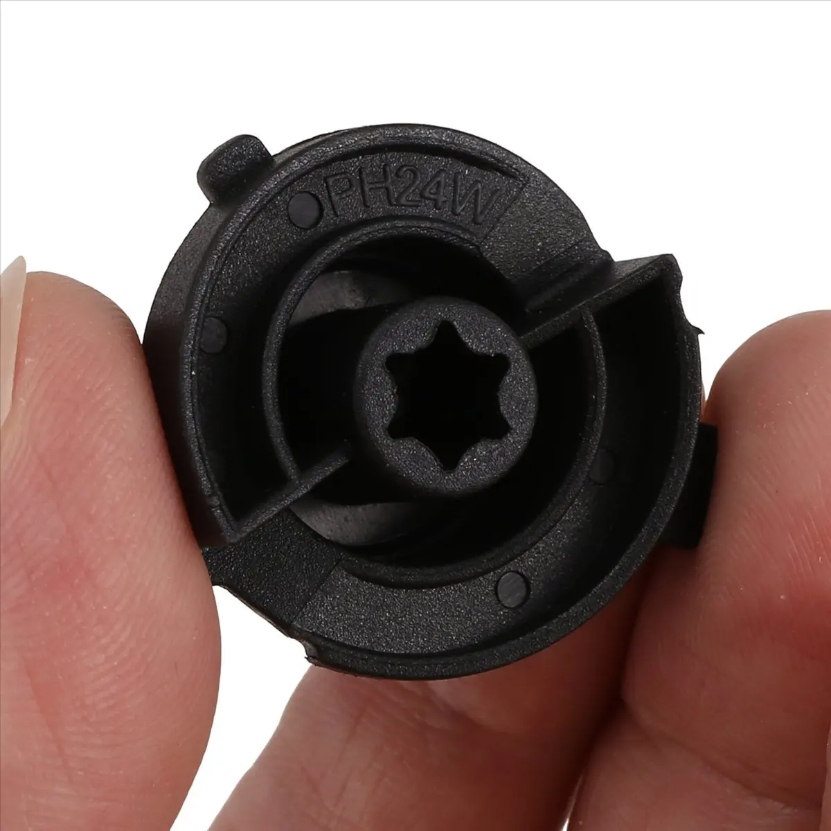 #21J 1Pcs Front Daytime Running Light Bulb with Base 6216F6 for Peugeot,6216F6,(plastic)