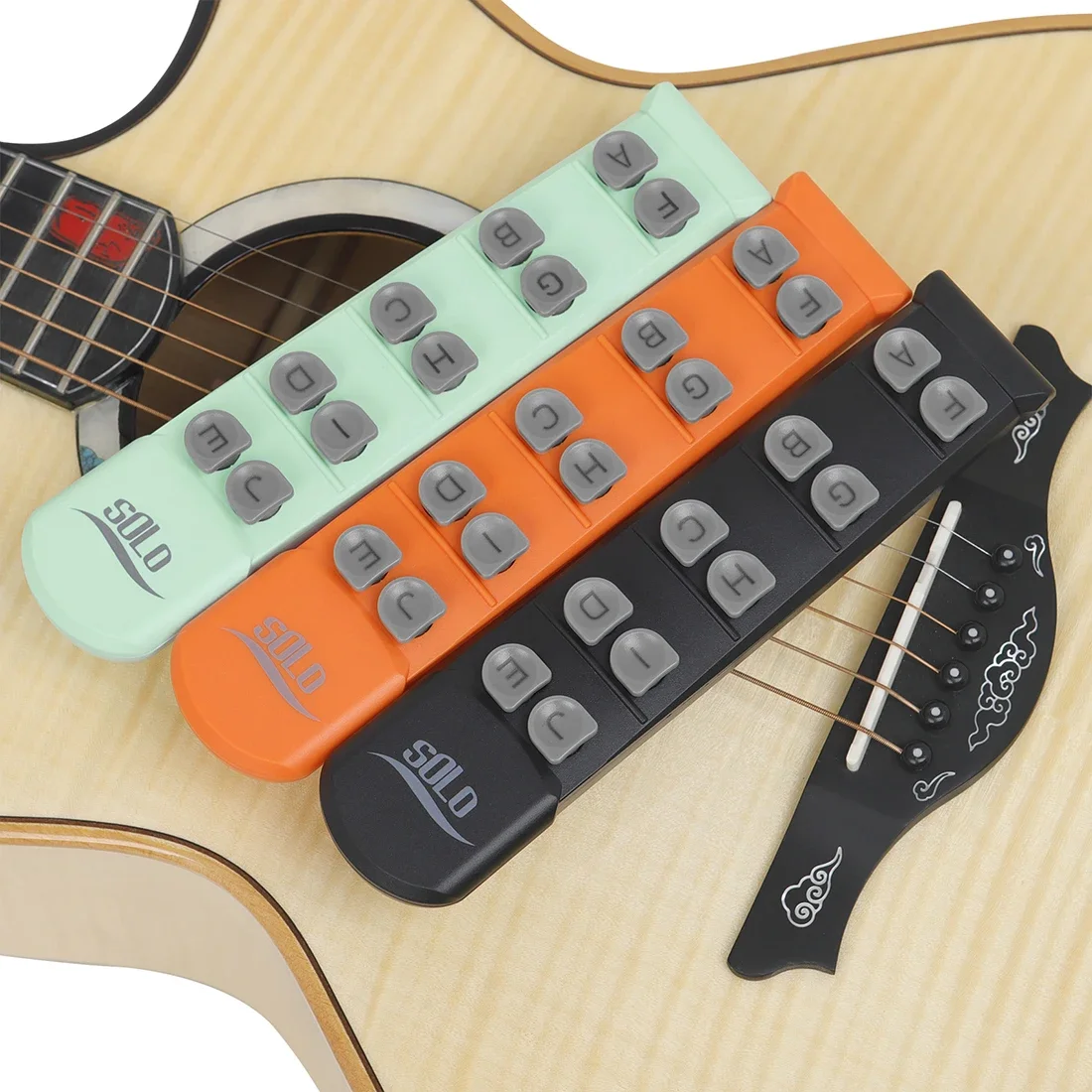 Guitar Finger Strengthener & Hand Position Trainer – Adjustable ABS Finger Exercise Tool for Beginners to Advanced Guitarists