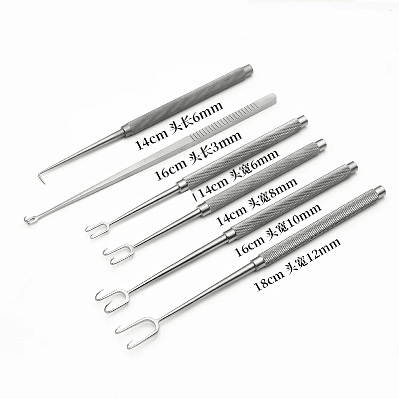 Nasal plastic instruments - Nasal bone knife bone chisel, double claw pull hook