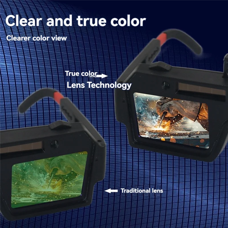 

ABRB-Auto-Dimming Welding Goggles With Replaceable Lithium Battery Welding Glasses For TIG MIG Arc Plasma Cutting