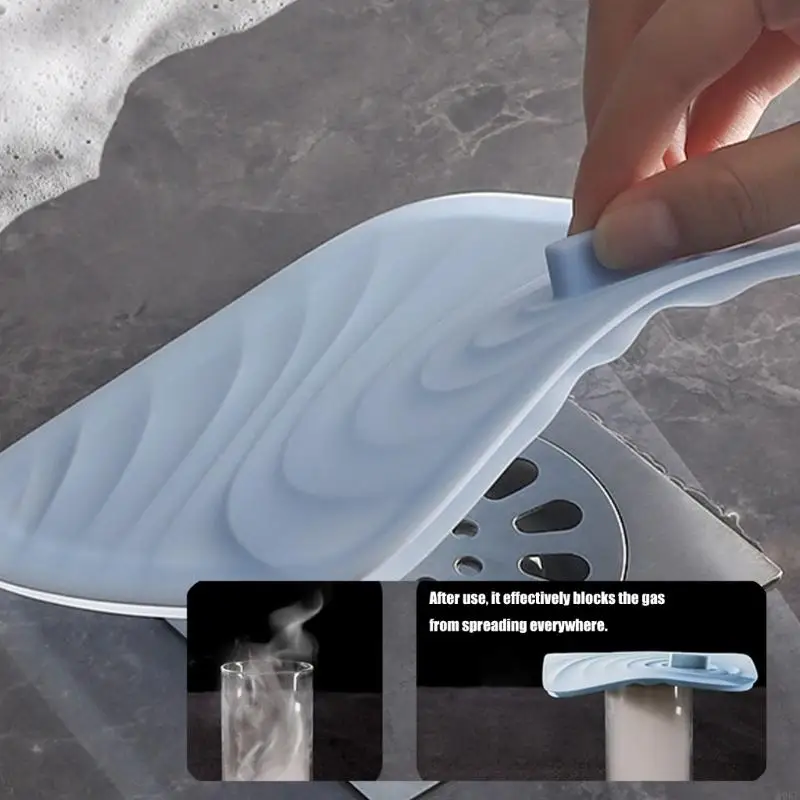 

Flexible Shower Drain Seal Cover Universals Toilet Floor Drain Cover Deodorant Pad Nonslip Basins Stopper Sealing Cap A0KF