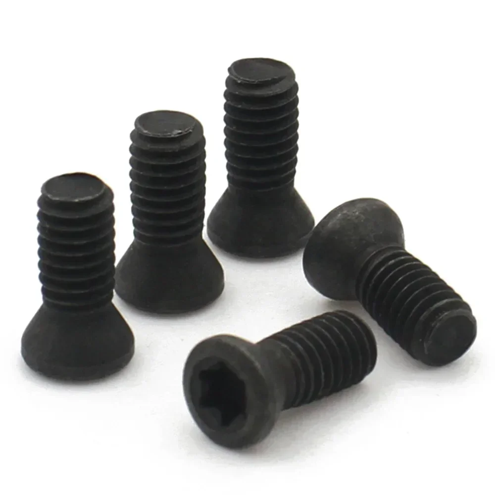 CNC Tool Screws 50-10pcs M2 M2.5 M3 M3.5 M4 M5 M6 CNC Insert Torx Screw for Replaces Carbide Inserts CNC Lathe Tools Holder