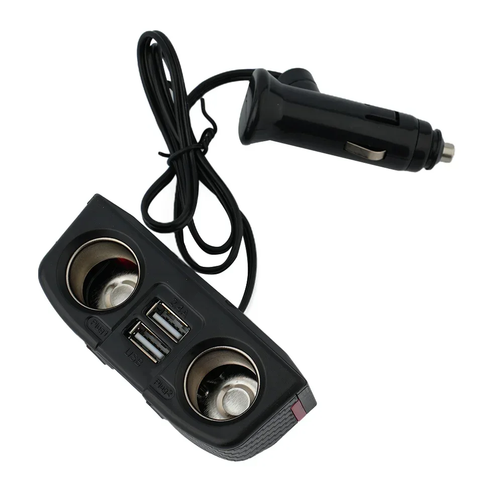 Accessory Car Charger Splitter DC12V-24V Lighter Socket New Parts Power Adapter Practical Quality 2 Way 800 (mA)