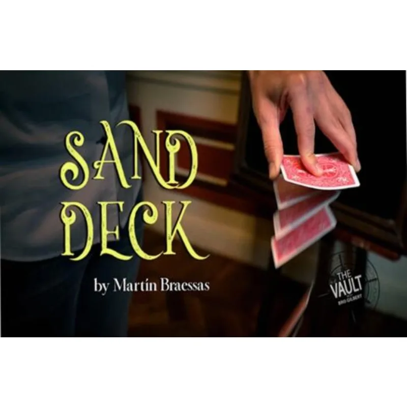 

The Vault - Sand Deck By Marting Braessas Крупным планом Фокусы Уловки Иллюзии Уличная магия Реквизит Волшебник Легко сделать Магия