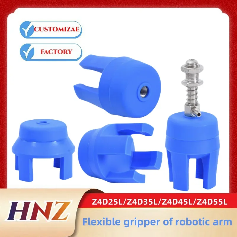 Manipulator 4D flexibele kaak pneumatische doorbraakpunt vacuüm siliconen zuignap kaak armatuur armatuur accessoires