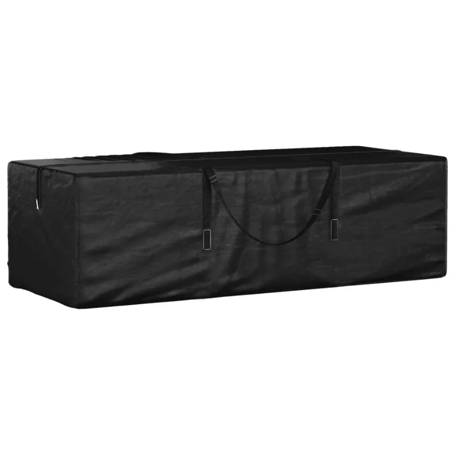 

Garden Cushion Storage Bag Black Polyethylene PE Large